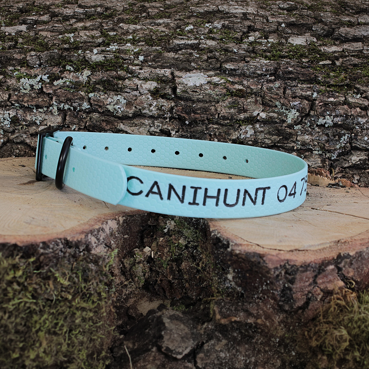Canihunt Made in France Hexa collare 25 mm x 65 cm regolabile