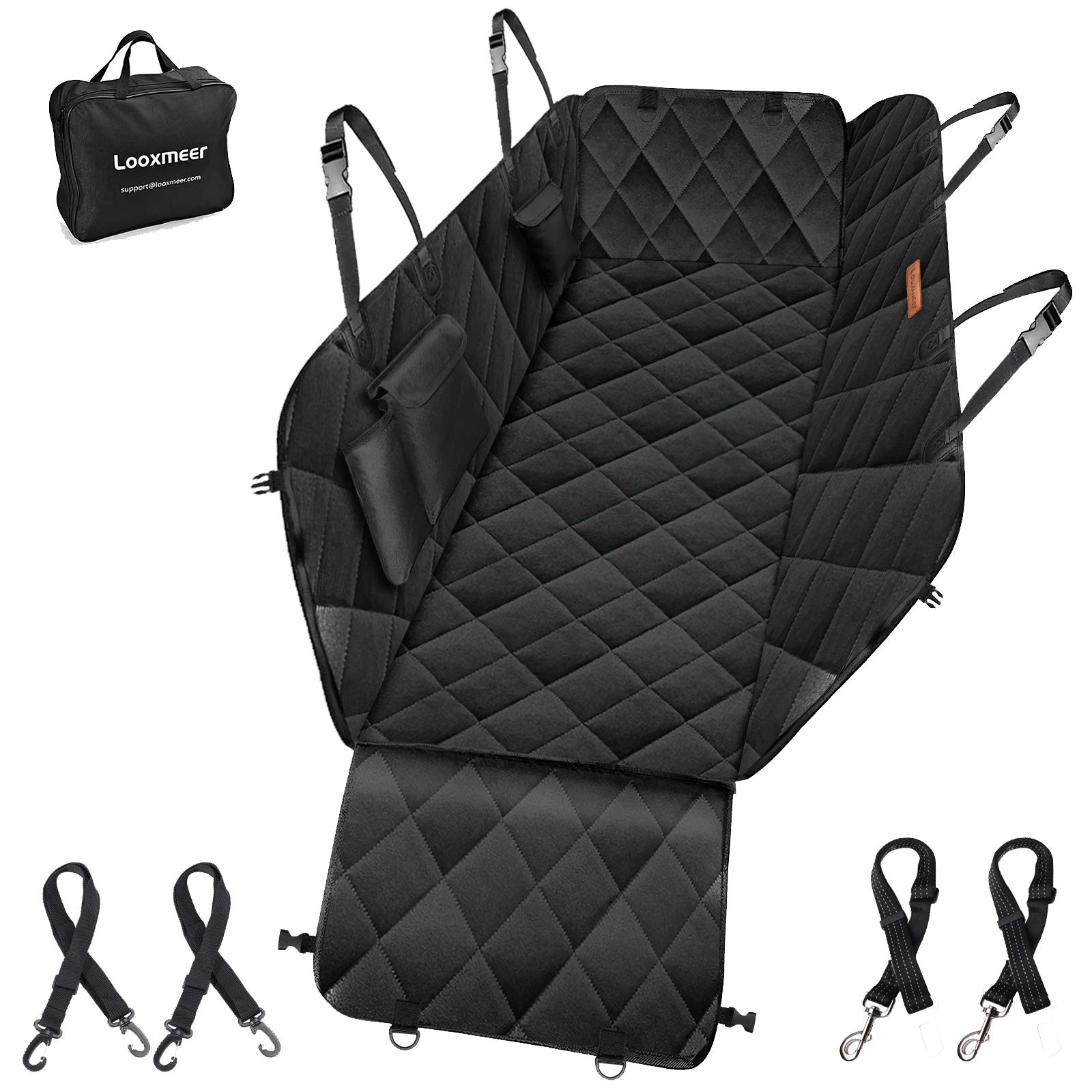 Looxmeer coprisedile auto per cani 147x137 cm impermeabile