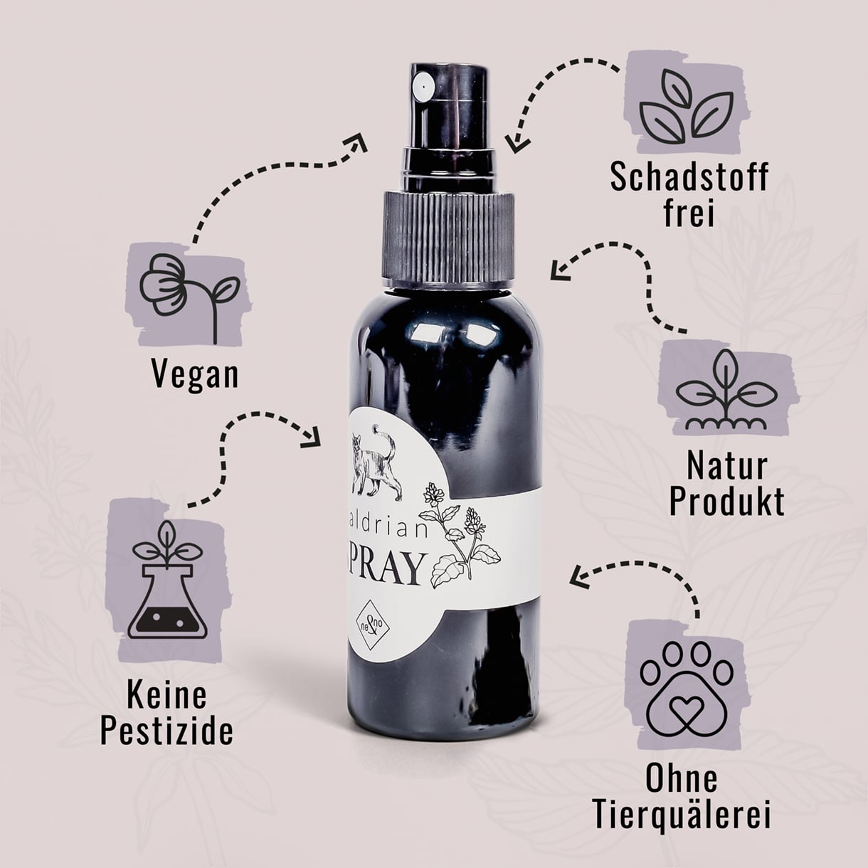 Ne&No spray valeriana gatti set 2x50 ml
