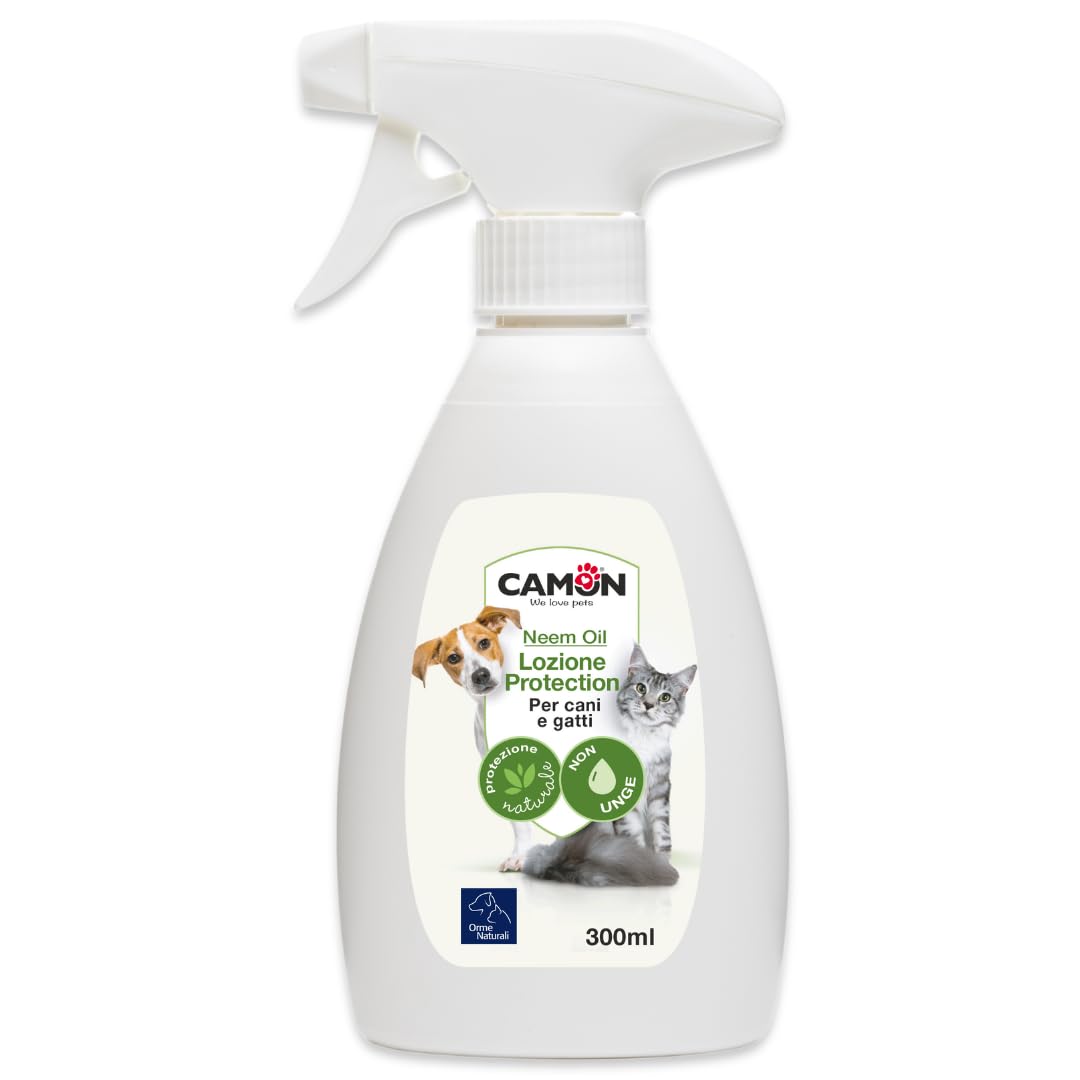 Camon Protection Lozione Olio di Neem Cani Gatti 300 ml