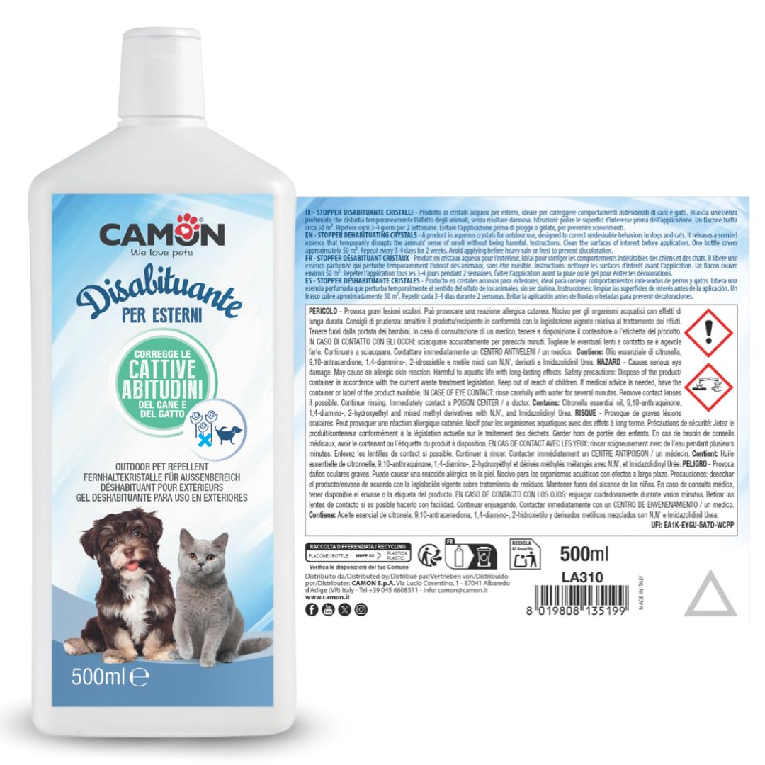 Camon Protection Disabituante Cristalli repellente 500 ml per esterni