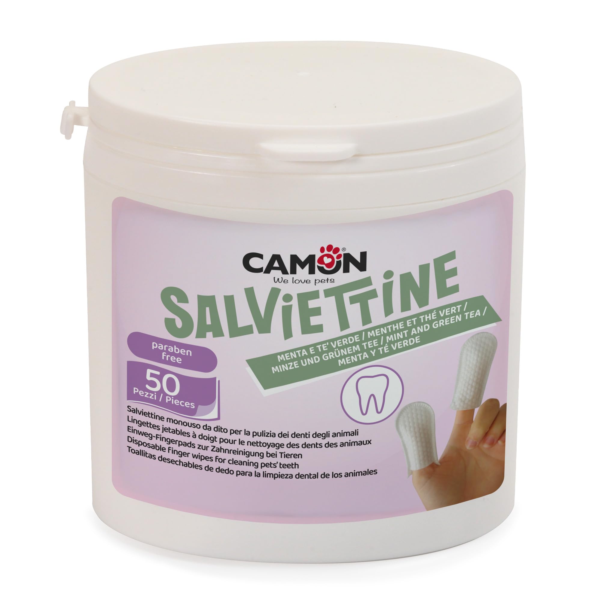 Camon Protection salviette occhi e orecchie 17x20cm 15pz senza alcol