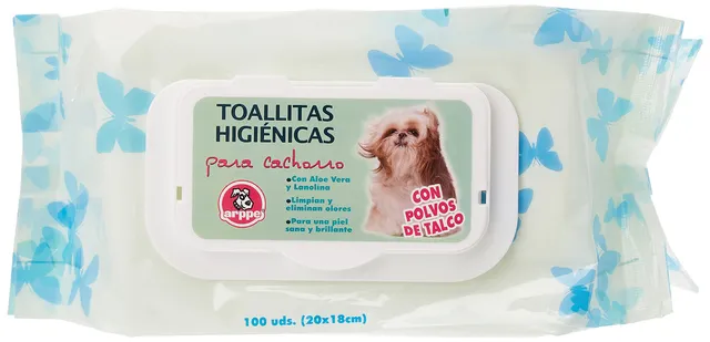 Arppe Salviettine Igieniche Talco per Cuccioli 100 Pezzi