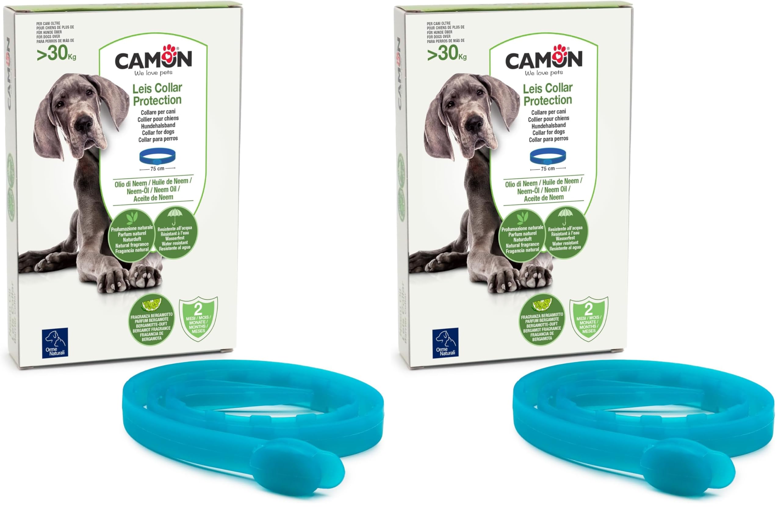 Camon Collare Protettivo Olio di Neem Cane 75 cm 1 Pezzo