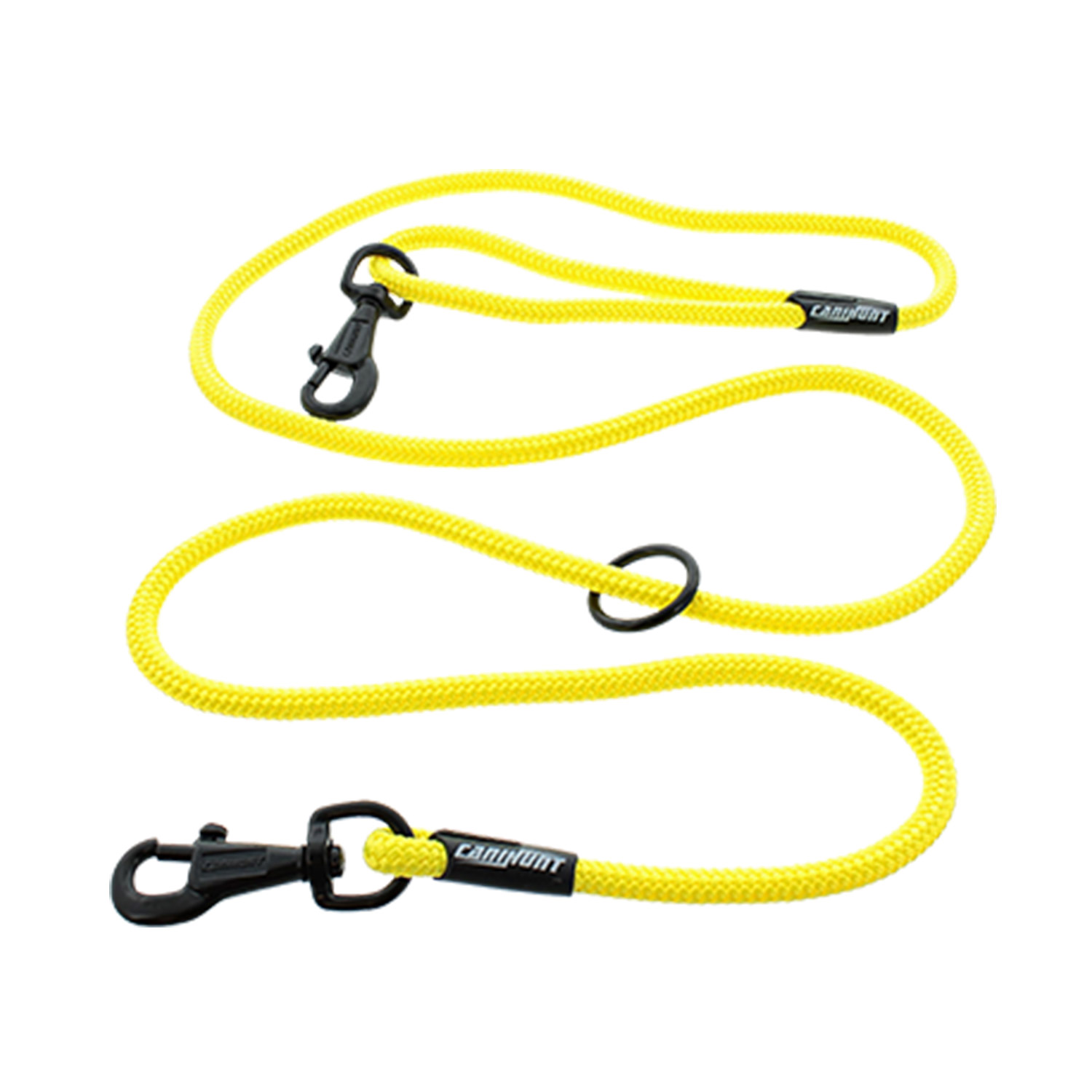Canihunt Alp Guinzaglio Tondo Giallo Fluo 180 cm