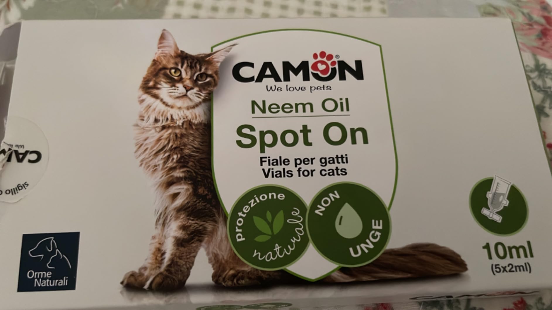 Camon Protection Spot-On gatto 5 fiale neem 2 ml