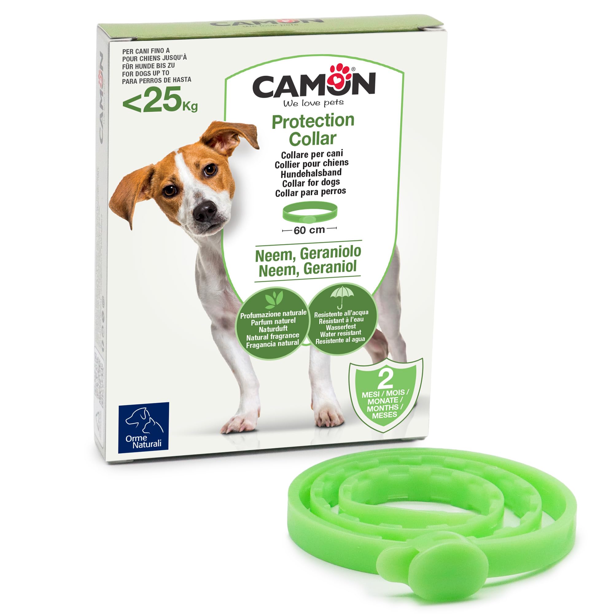 Camon Protection Barriera Collare per Cane Neem 60 cm