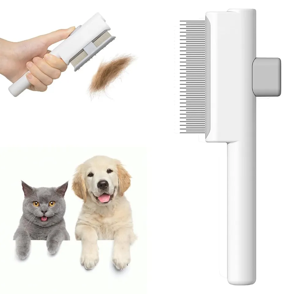 Marchul Pettine Antipulci Autopulente Acciaio Inox Cani Gatti