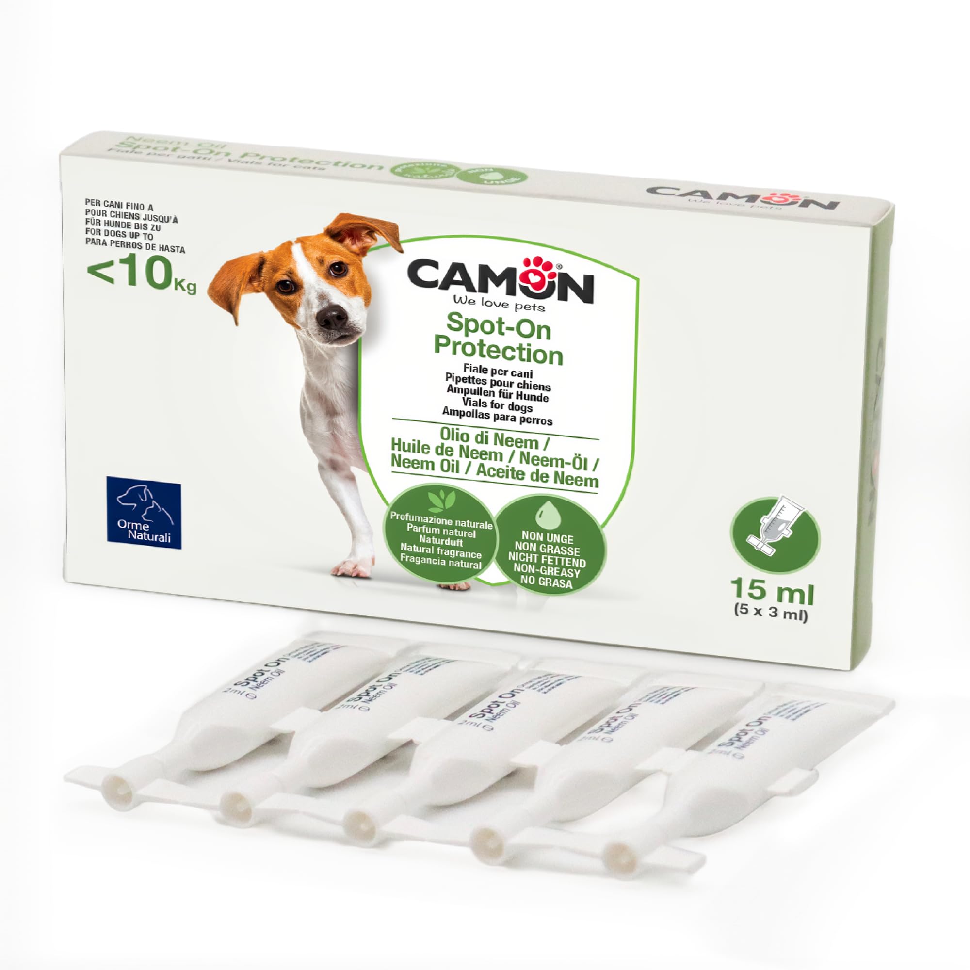 Camon Protection Spot-On cane 0-10kg 5 fiale olio neem