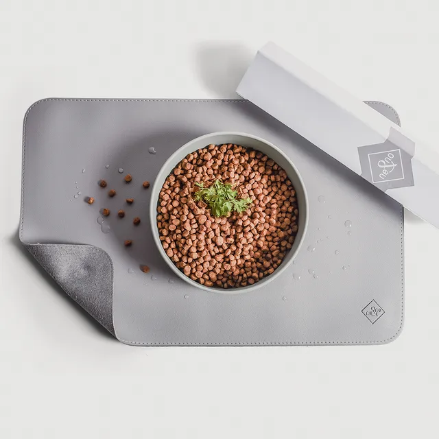 Ne&No Tappetino Ciotola Pelle Vegana antiscivolo