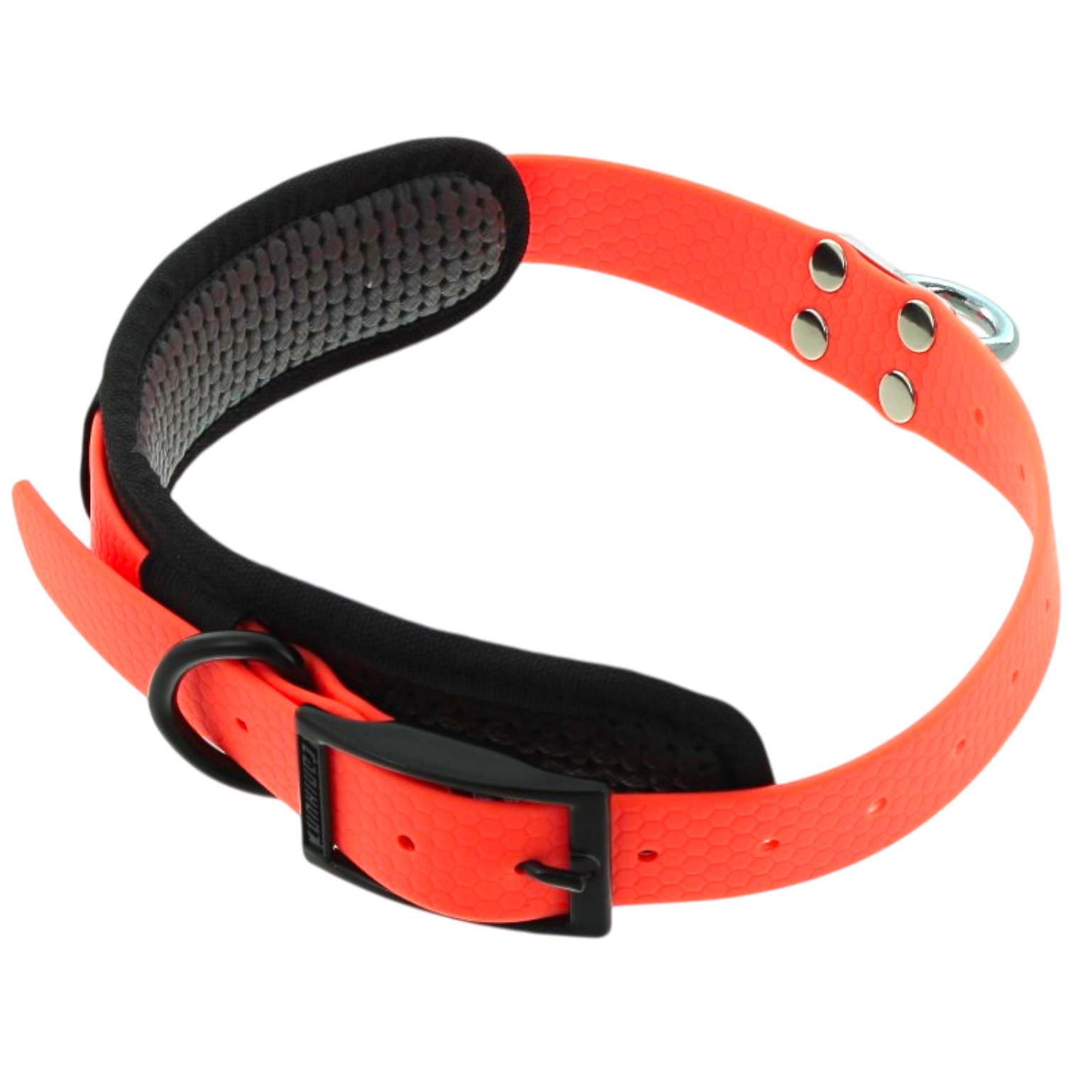 Canihunt Made in France collare cane PVC arancione 25x65 cm