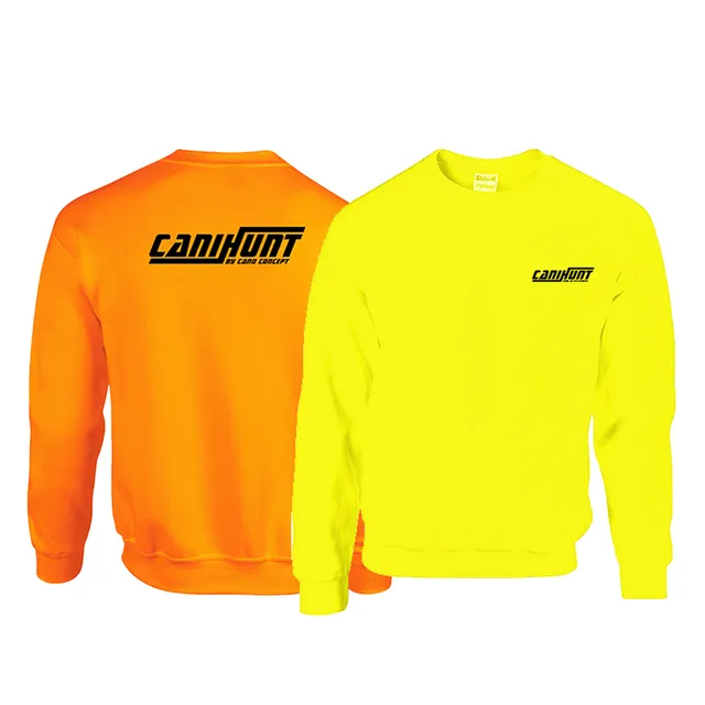 Canihunt felpa unisex alta visibilità arancione fluo