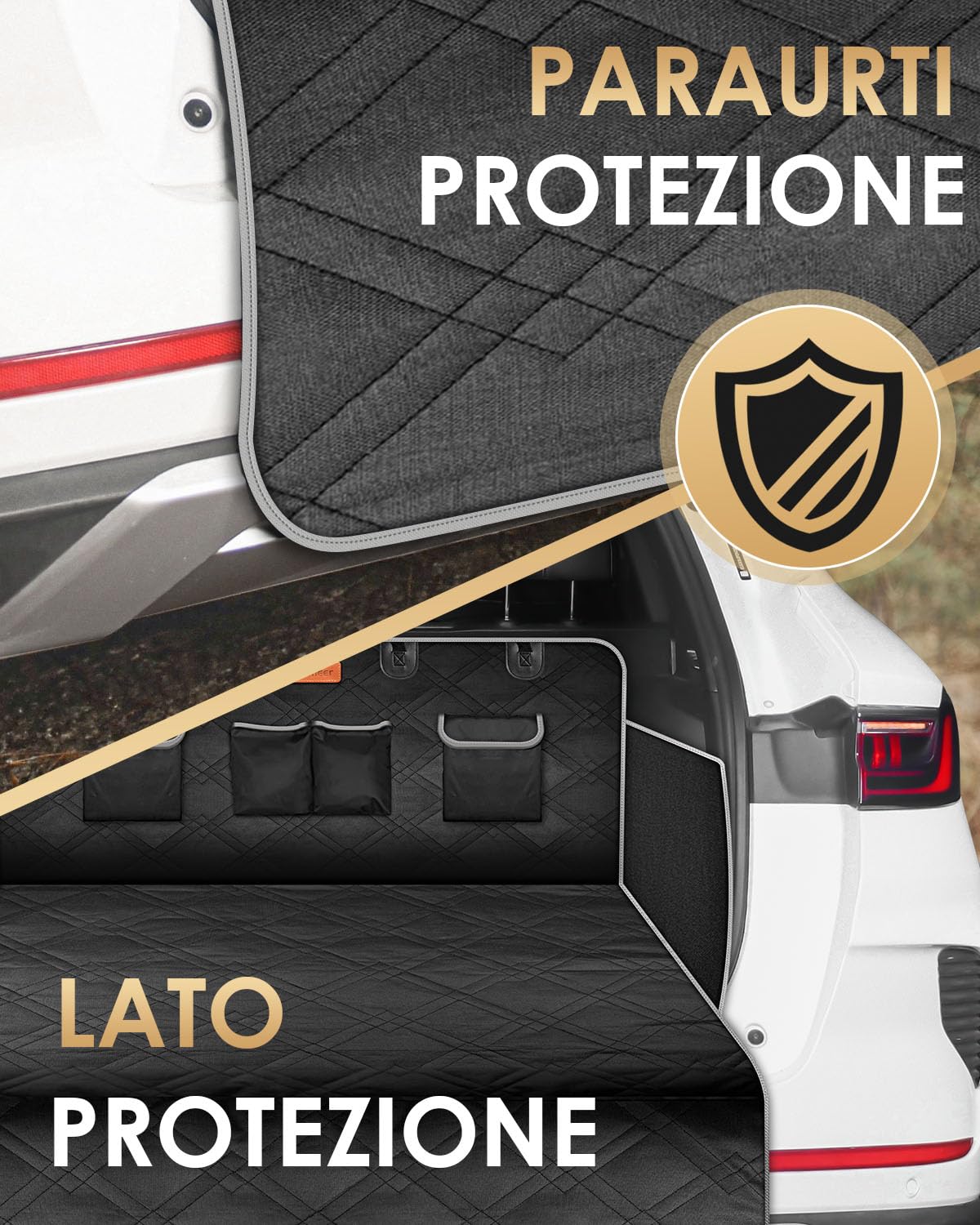 Looxmeer telo bagagliaio auto cani 185x103 impermeabile