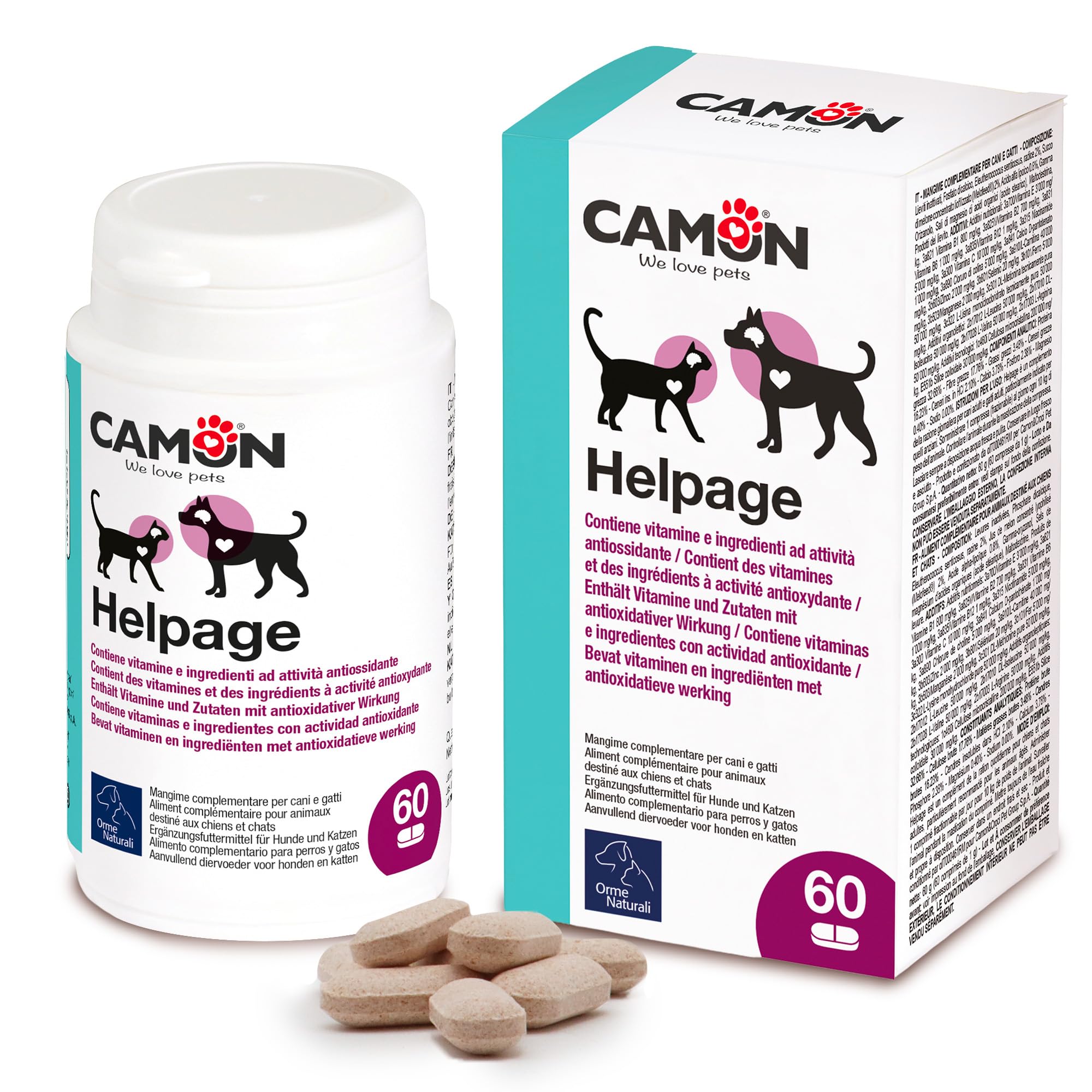 Camon HelpAge Vet integratore cani 60 compresse neutro