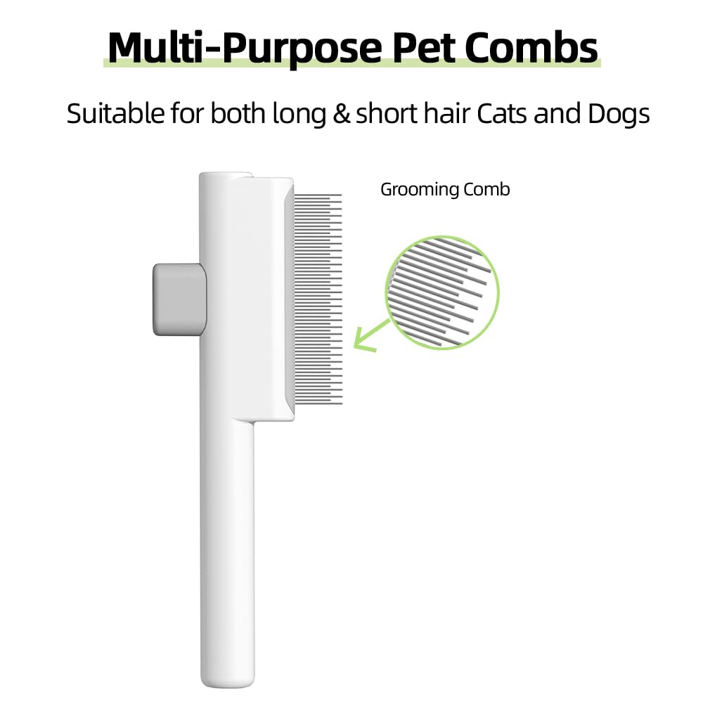 Marchul Pettine Antipulci Autopulente Acciaio Inox Cani Gatti