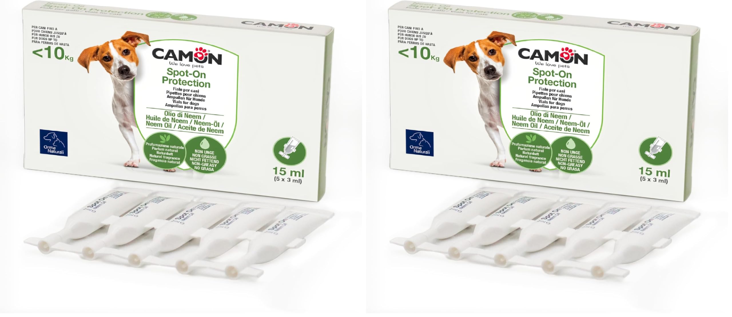 Camon Protection Spot-On cane 0-10kg 5 fiale olio neem