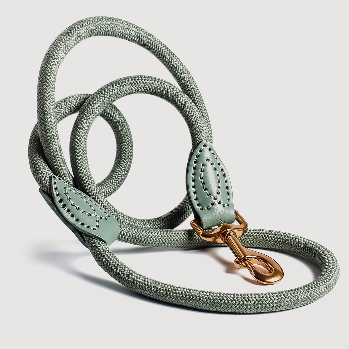 Ne&No guinzaglio corda cane 120 cm dettagli pelle