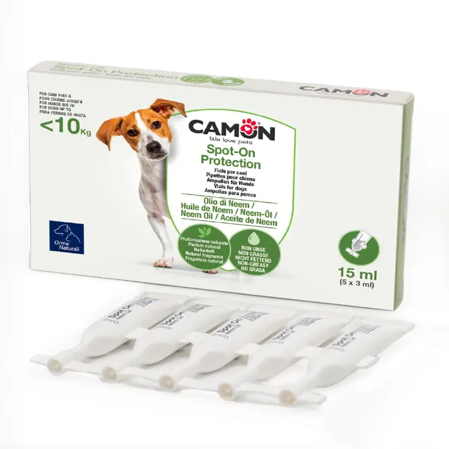 Camon Protection Spot-On cane 0-10kg 5 fiale olio neem