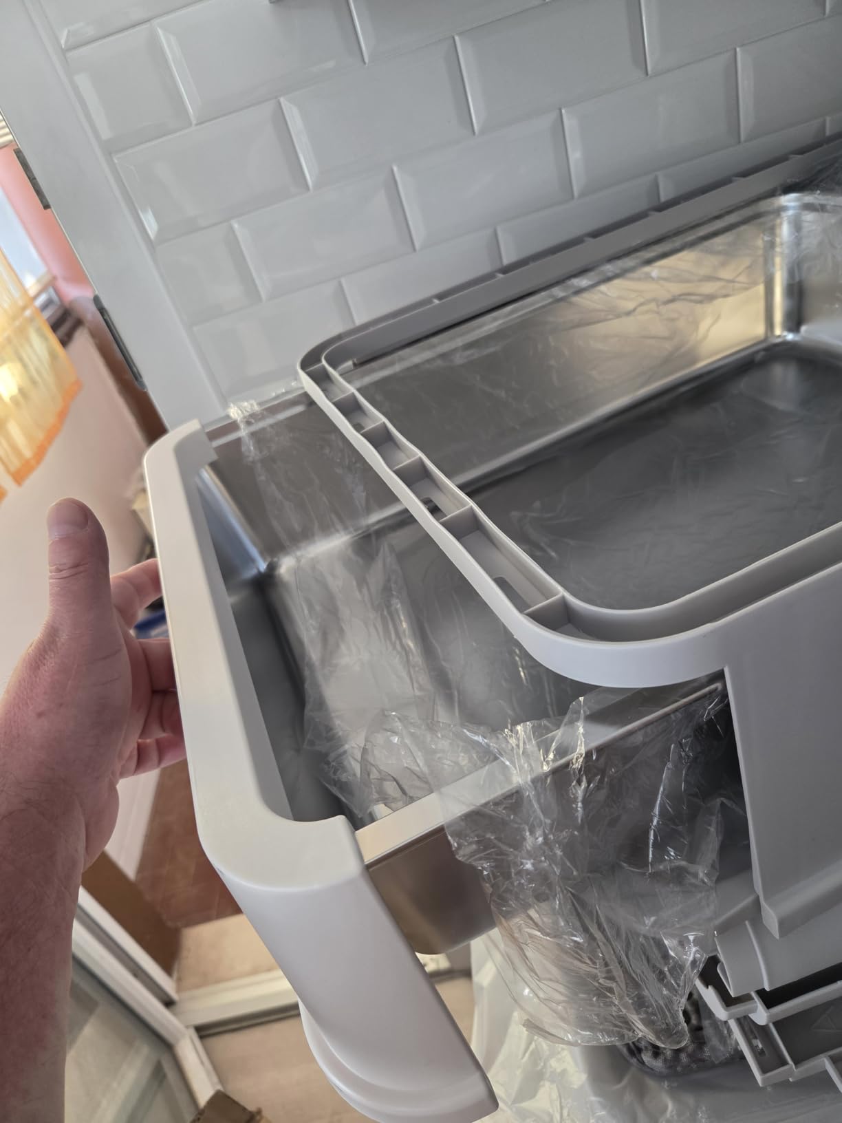 Marchul XL Lettiera Gatti Acciaio Inox Chiusa con Cassetto