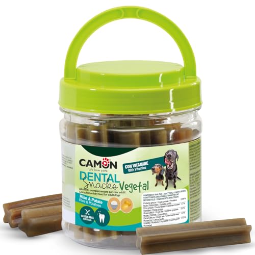 Camon Dental Snacks Vegetal Sticks Mix Snack Cani 400g Gluten Free