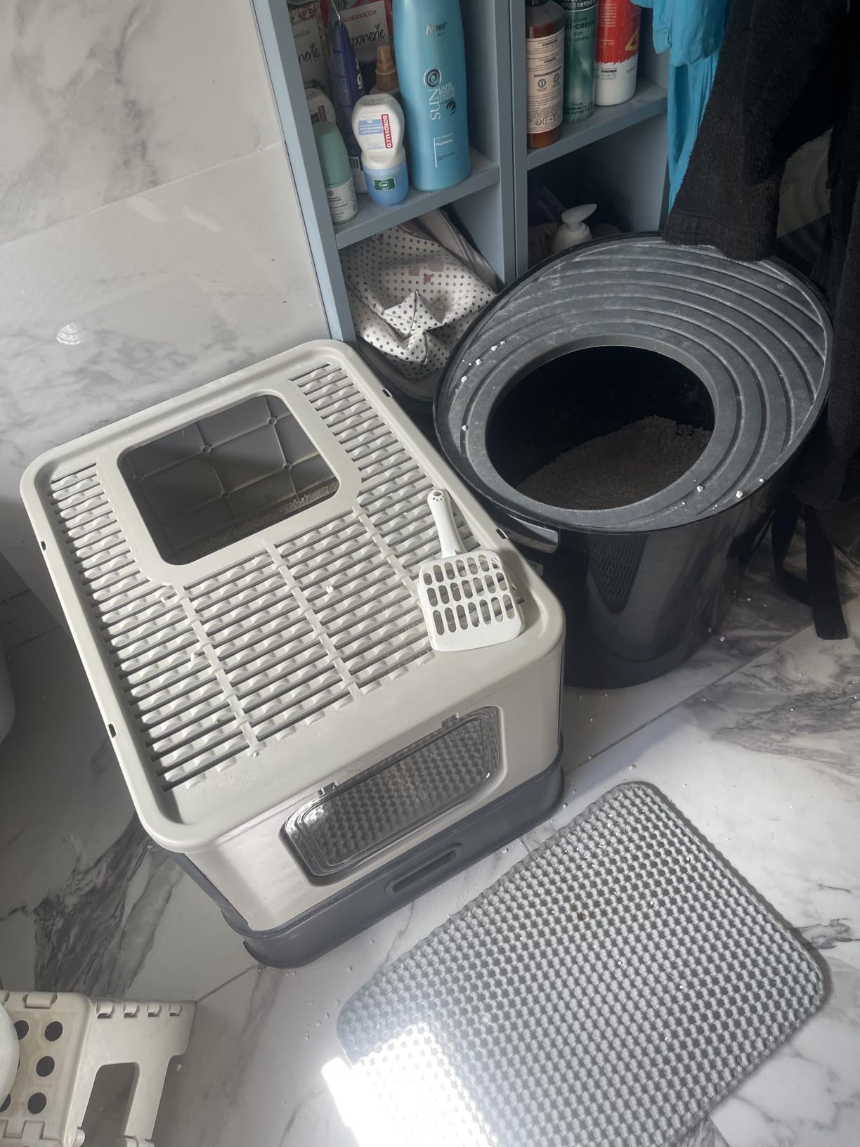 Marchul lettiera chiusa acciaio inox ingresso frontale con paletta