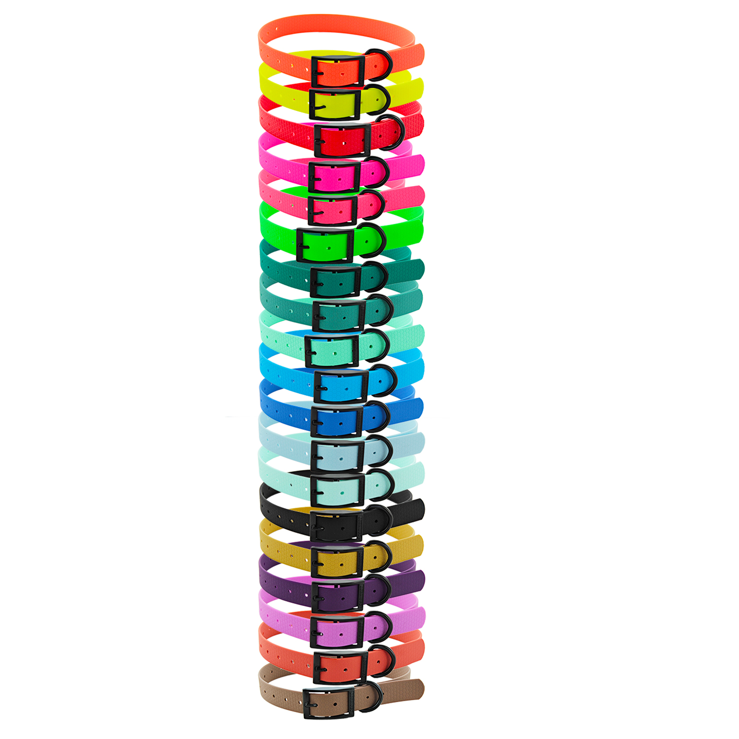 Canihunt Made in France Hexa collare 25 mm x 65 cm regolabile