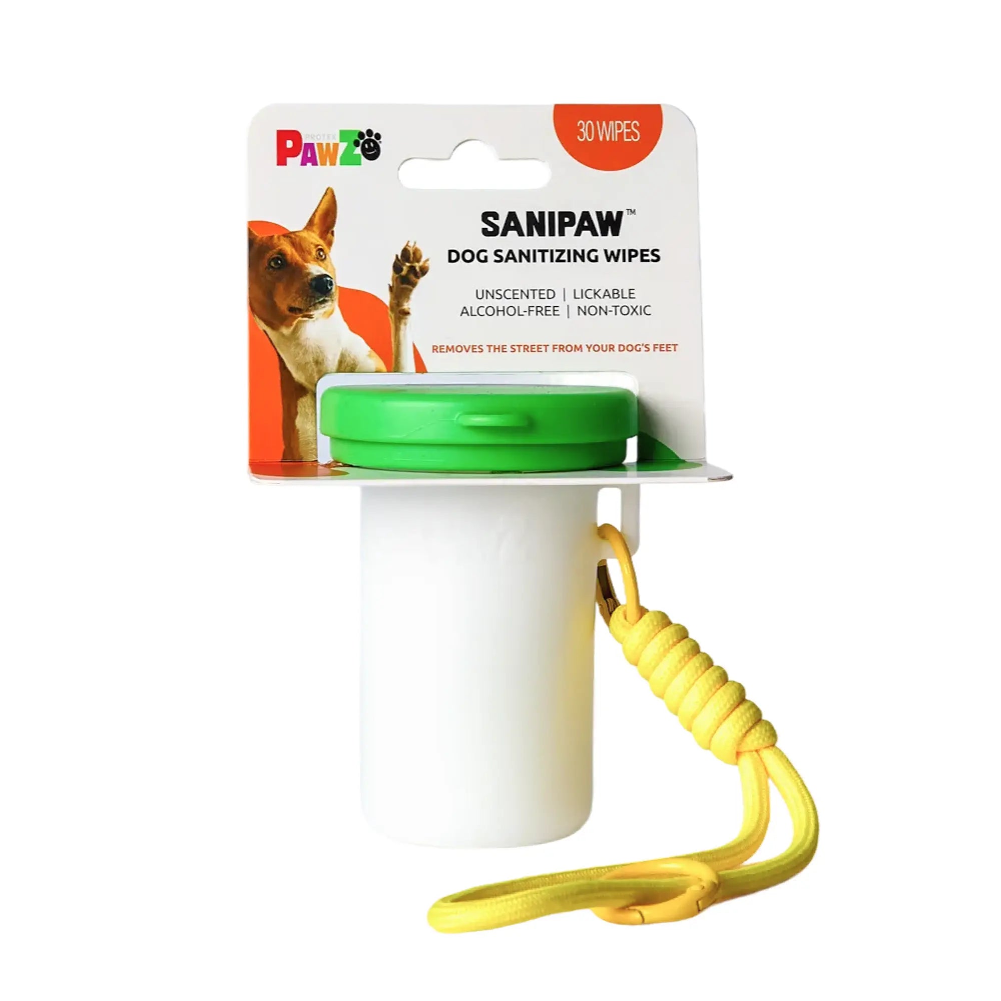 Pawz SaniPaw Salviette zampe cane inodori 60 pezzi