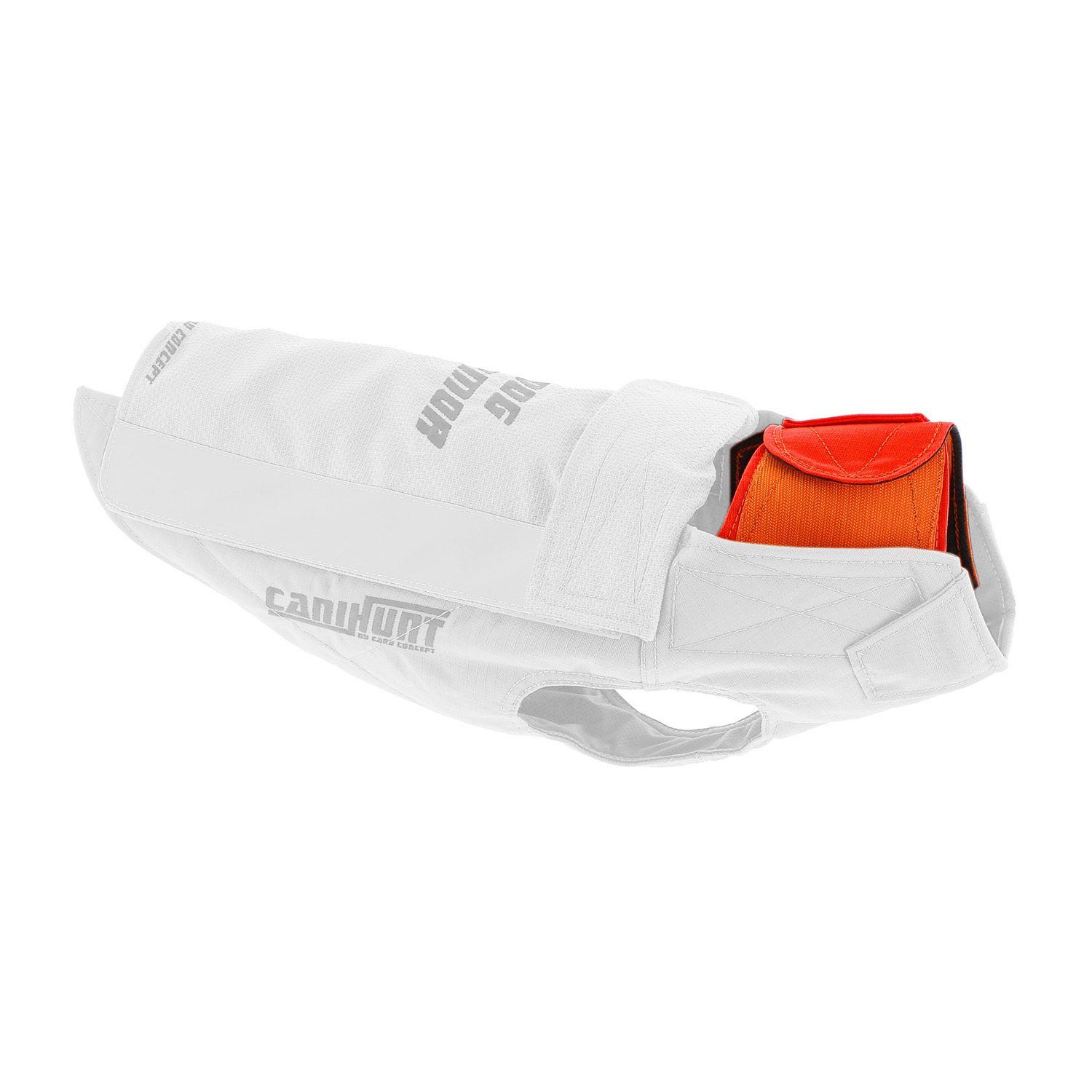 Canihunt Dog Armor V2 V3 prolunga collo giubbotto cane arancione