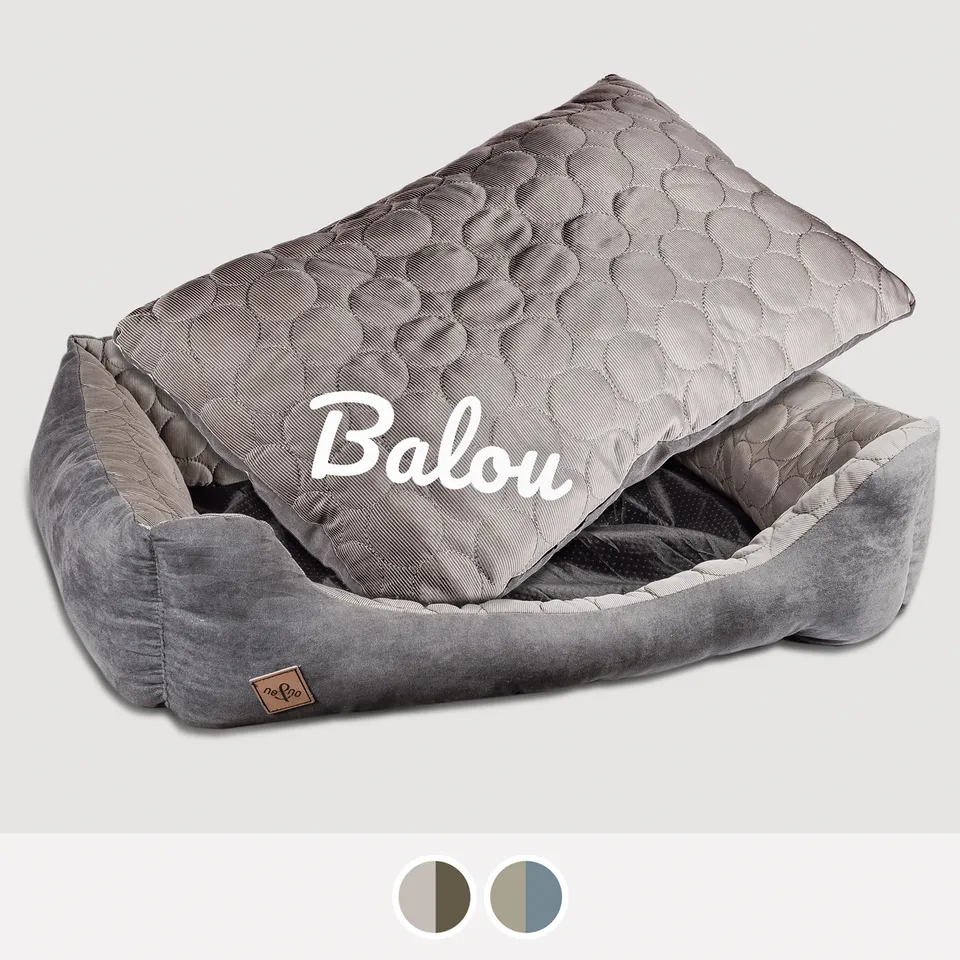 Ne&No Cuccia Reversibile Personalizzata Letto Cane Gatto Nome