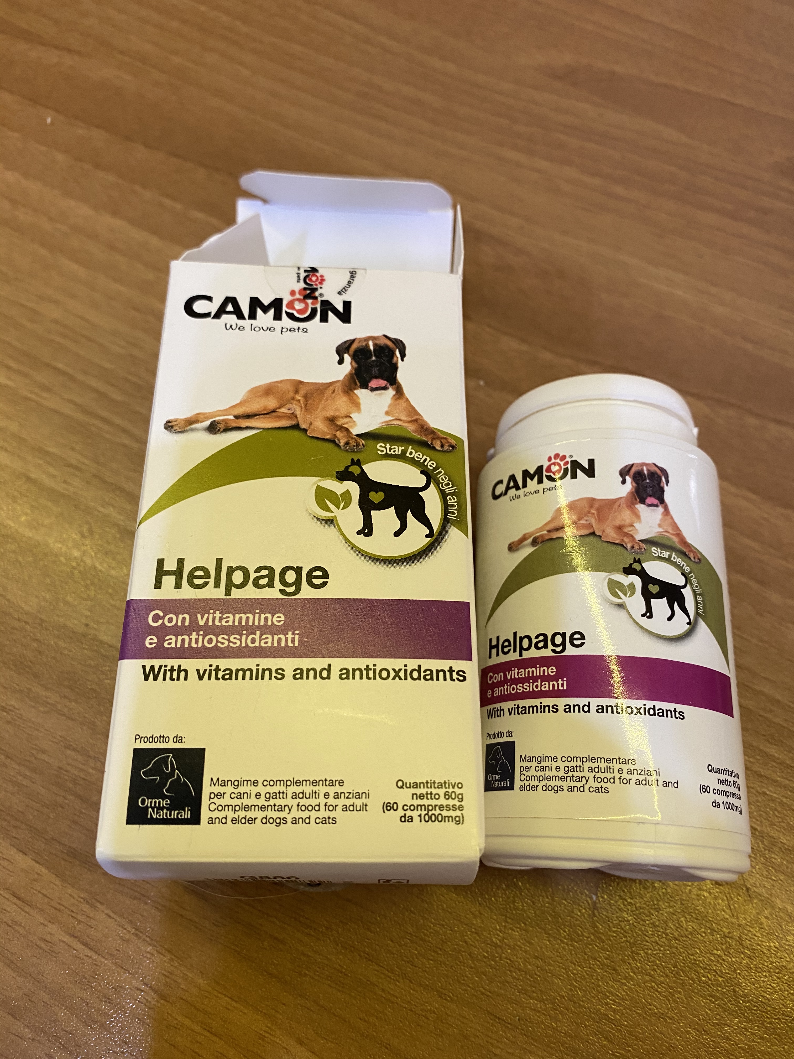Camon HelpAge Vet integratore cani 60 compresse neutro