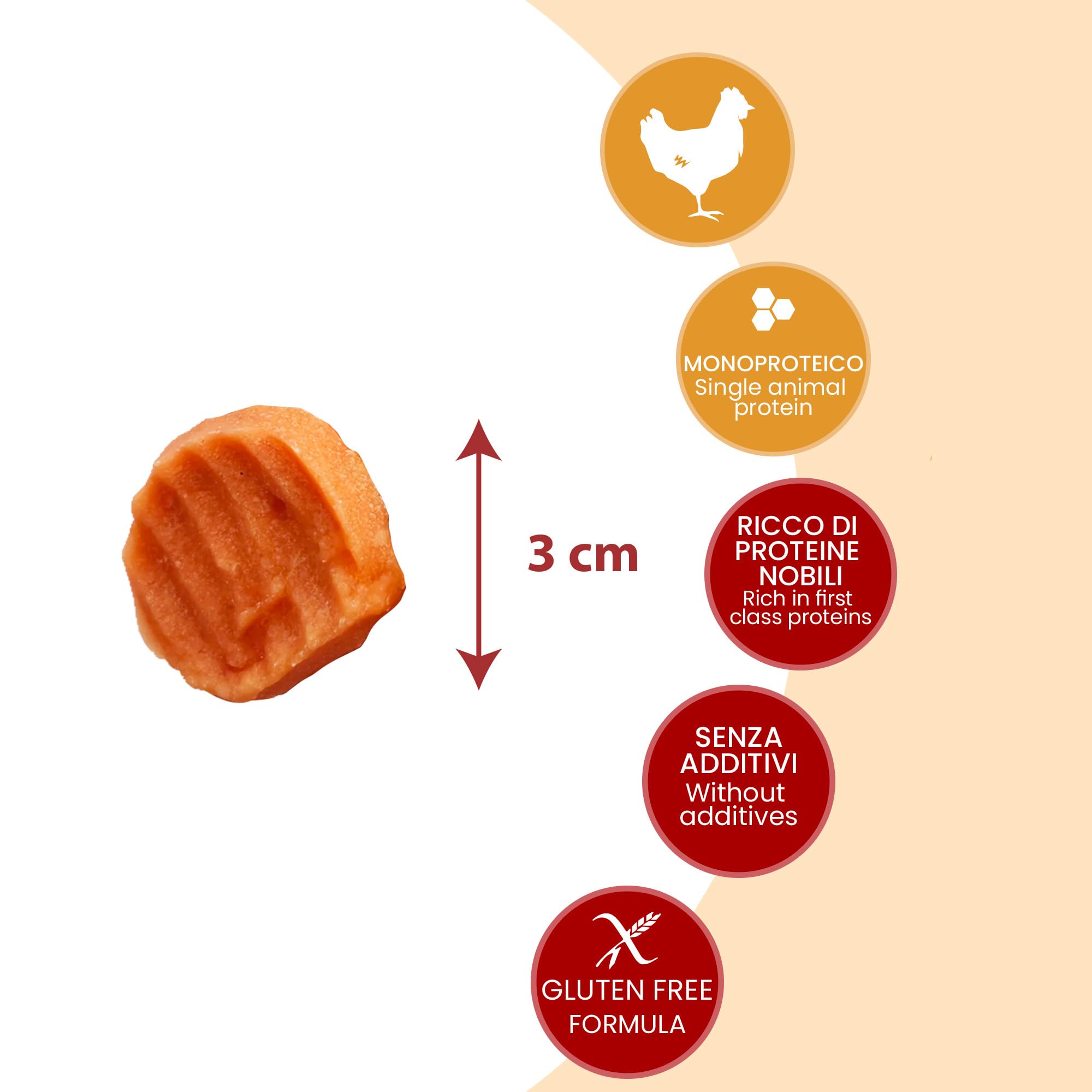 Camon Rolls Snack Monetine Pollo Cani Adulti 80 g Grigliate