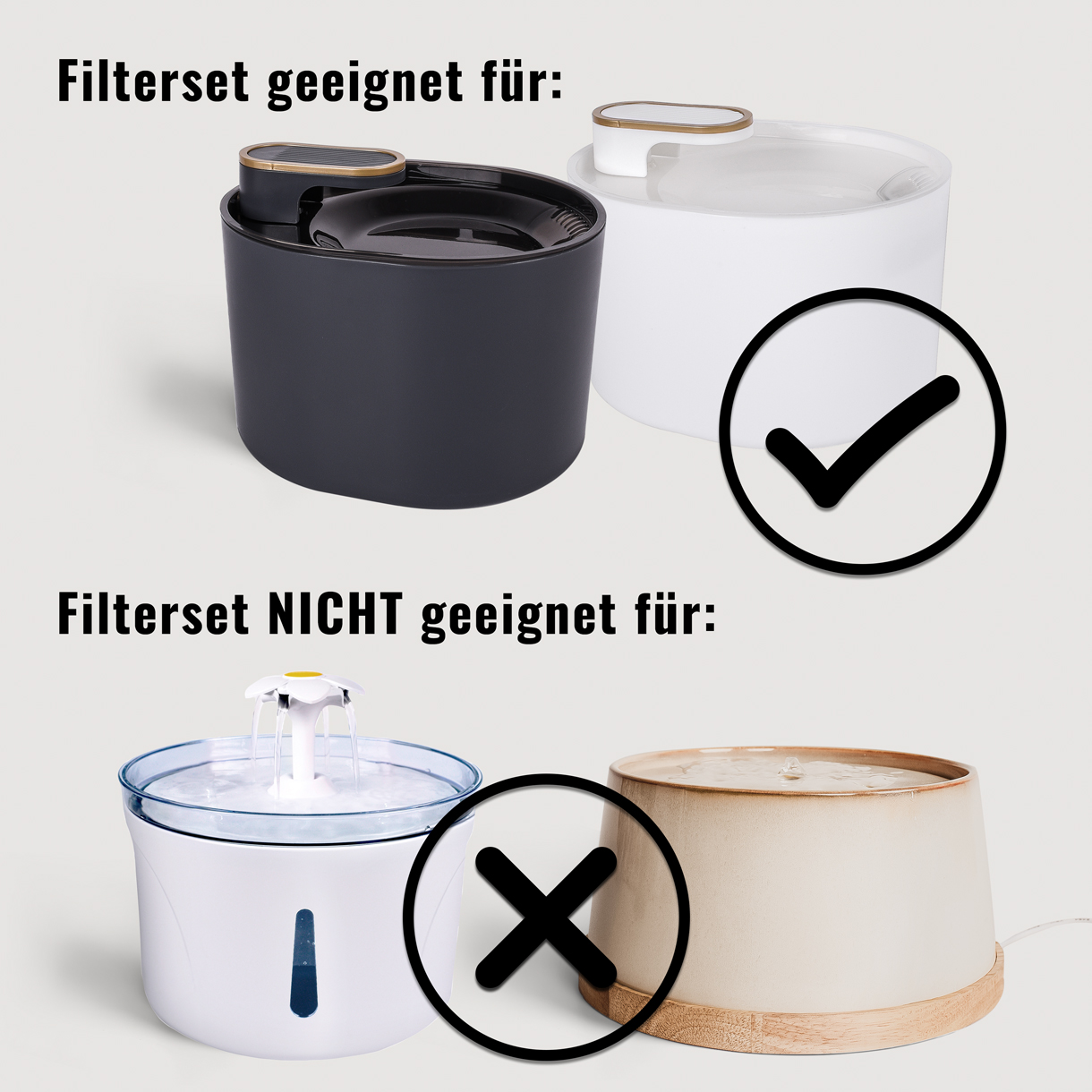 Ne&No Set 6 Filtri Fontanella Carboni Attivi